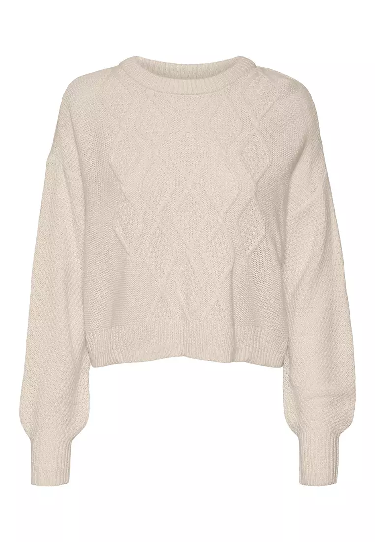 Buy Vero Moda Malva Crew-Neck Pullover 2024 Online | ZALORA Singapore