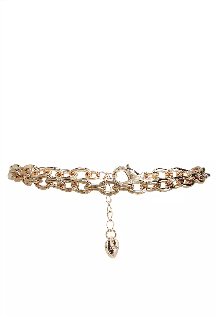 Buy ALDO Be My Valentine Charm Bracelet And Necklace Set