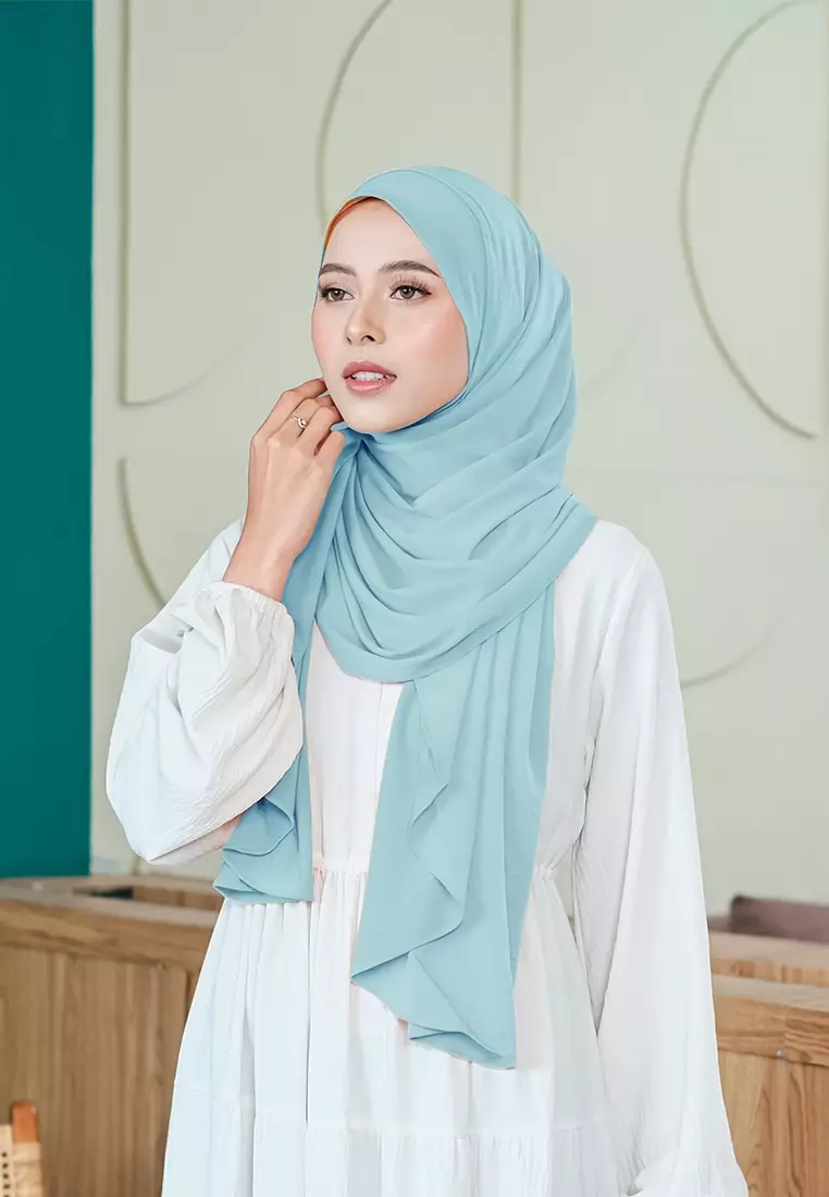 HIJAB INSTAN KELLY - PASTEL BLUE