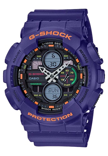 buy casio casio g shock black and purple resin watch 2021 online zalora singapore