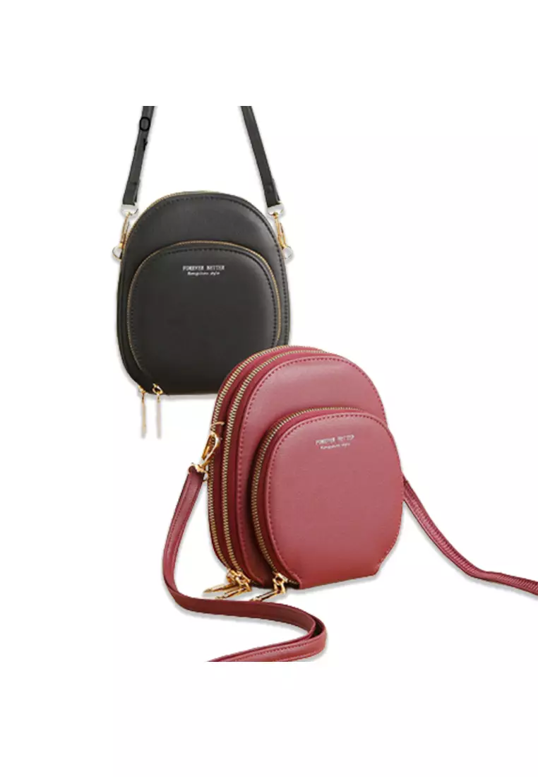 Buy Forever Young Forever Pely Two Way Strap Women Mini Leather