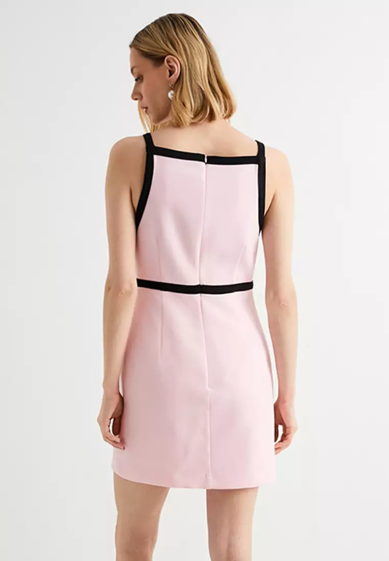Bow Detailed Mini Dress