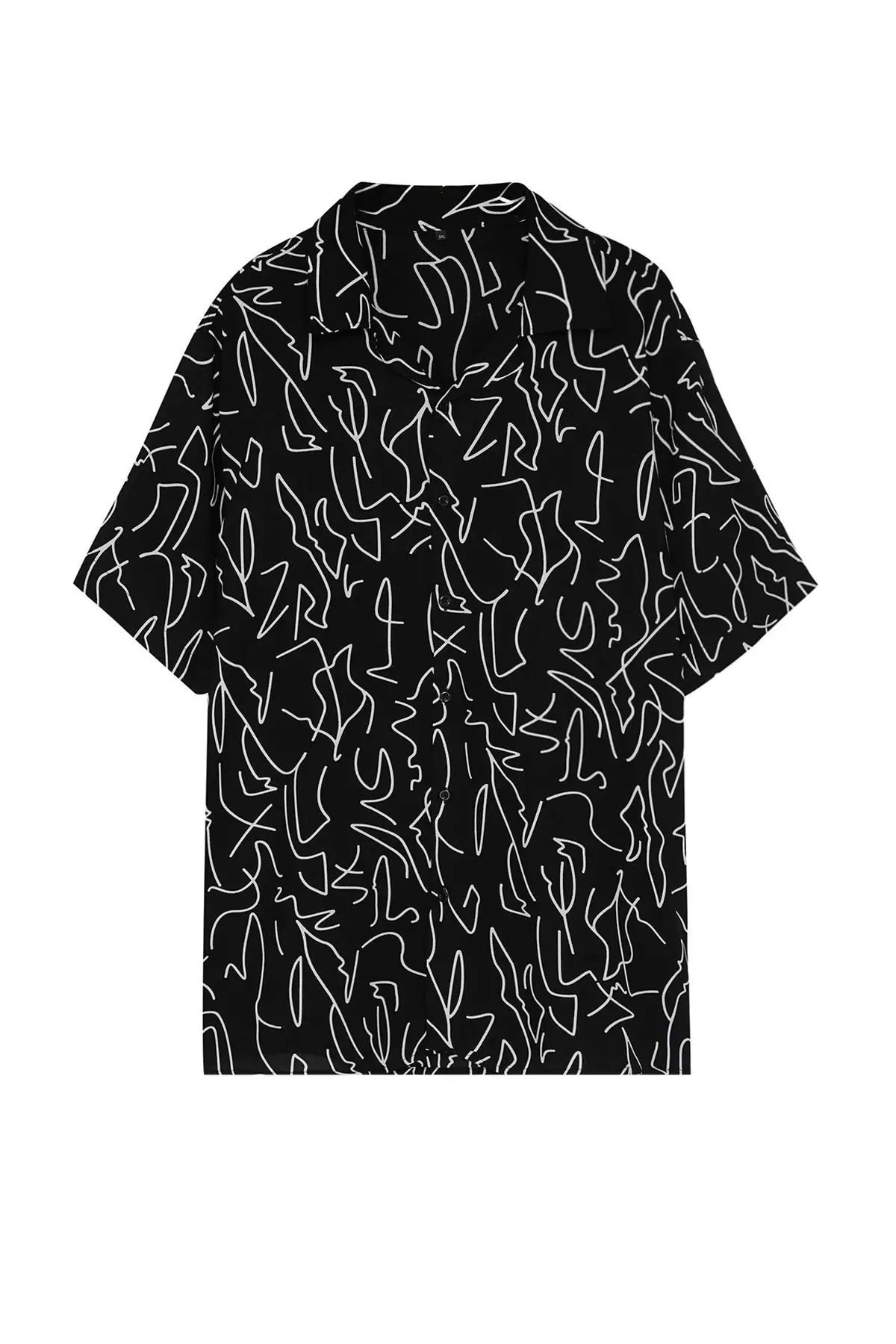 Plus Size Printed Summer Casual Shirt