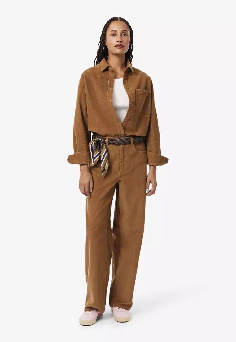 Wide Fit Corduroy Pants