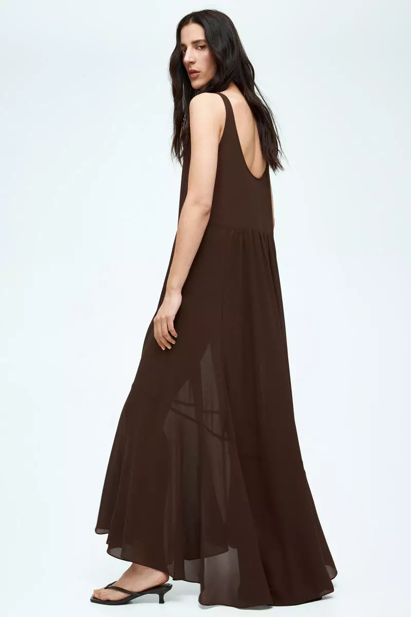 Buy H&M Long chiffon dress 2025 Online ZALORA Philippines