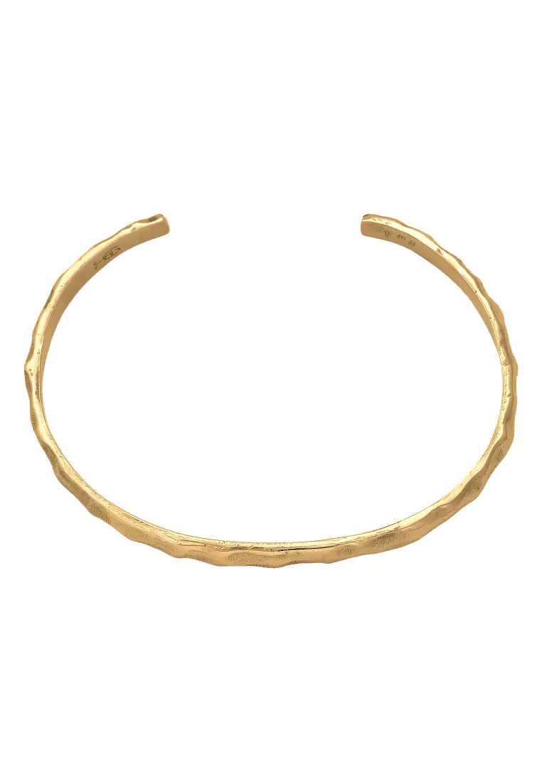 EXCLUSIVE Gelang Perhiasan Perak 925 Pria Bangle Everyday Gold Plated