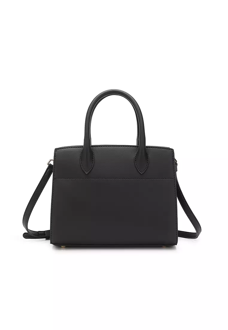 Women's Top Handle Bag / Sling Bag / Crossbody Bag - Black