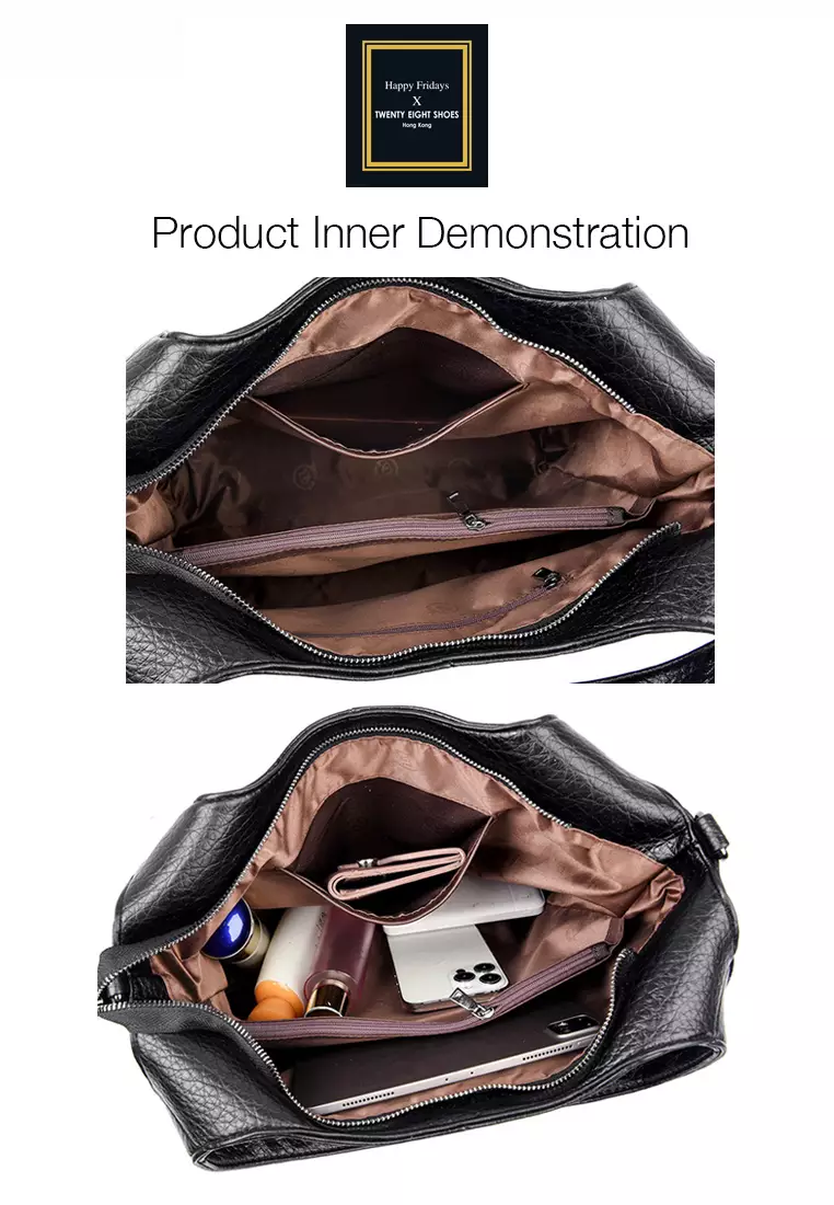 Faux Leather Three Way Handbag JW HD-3507