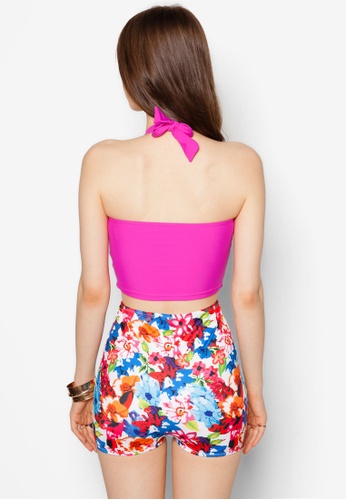 Buy PINK N PROPER Audrey High Waist Bikini  Set Online 