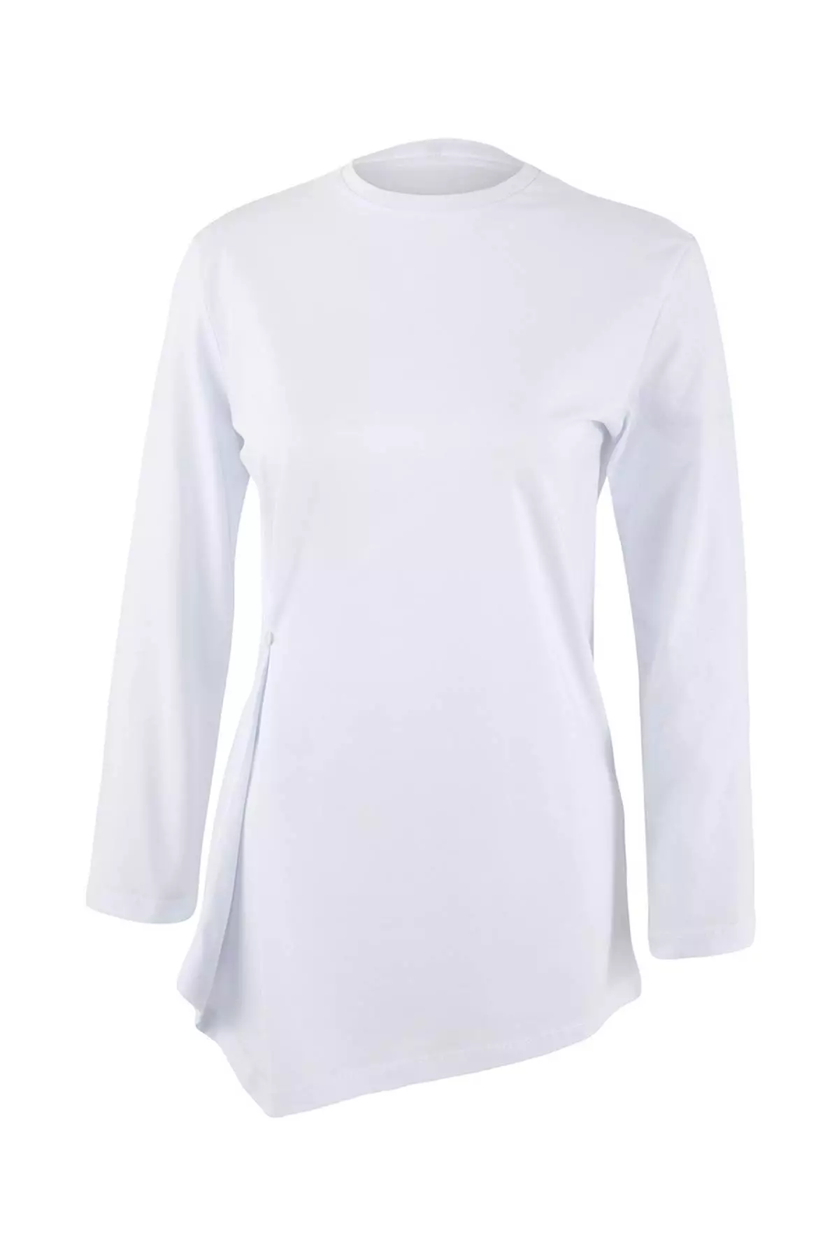 White Regular Single Jersey Plain Knitted Tctss26Uk00007