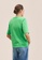Mango green Short-Sleeved T-Shirt With Shoulder Pads 323FFAA8E53A8CGS_2