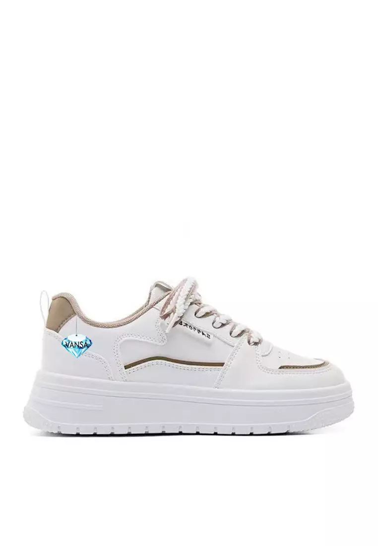 Discount on Twenty Eight Shoes  shoes - SKU: VANSA Fashion Color Block Platform Casual Shoes VPW-T-T1