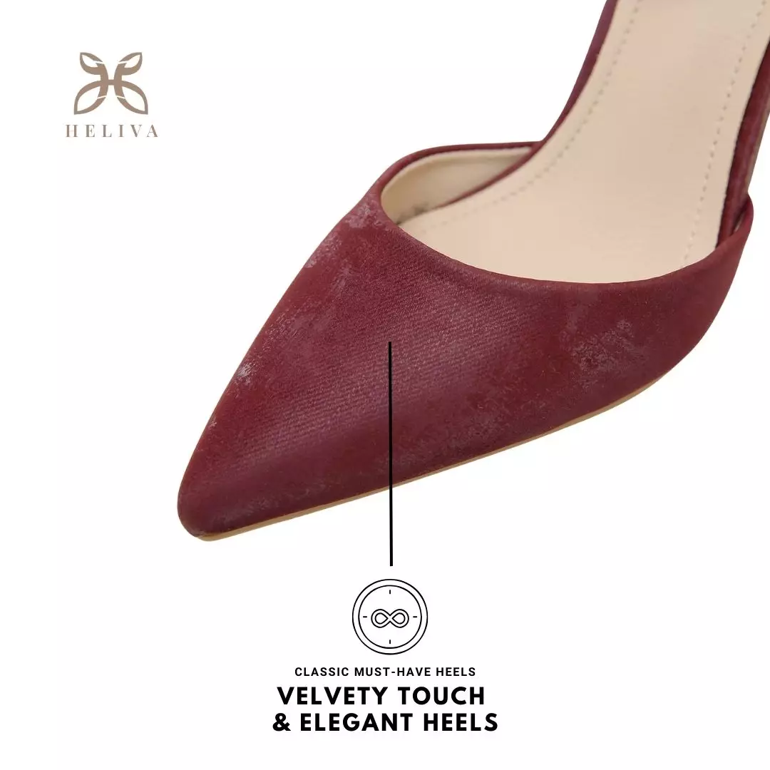 Heliva Angela High Heels Stiletto Shimmer Sling Back Sol 9cm