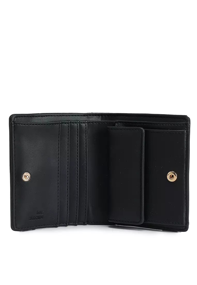 LOVE MOSCHINO Zip Around Wallet With Logo Plaque main image 1