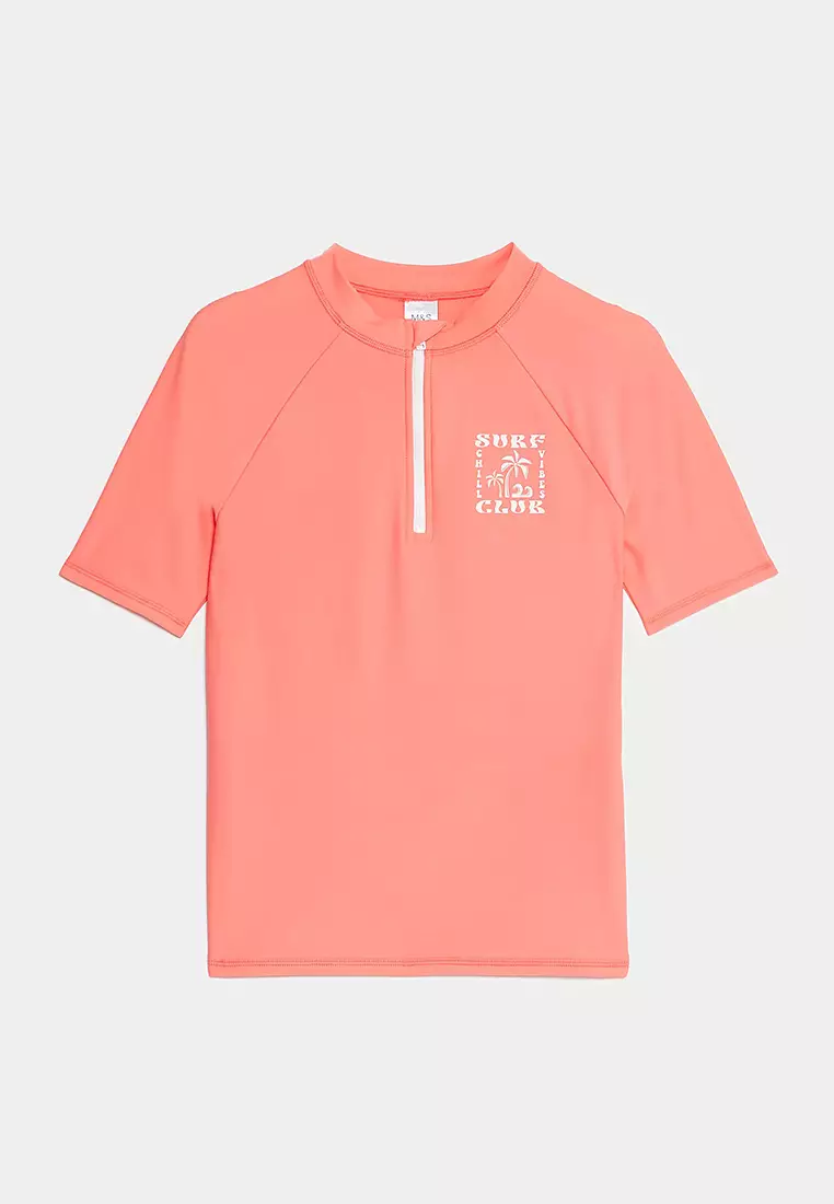 Quarter Zip Rash Vest