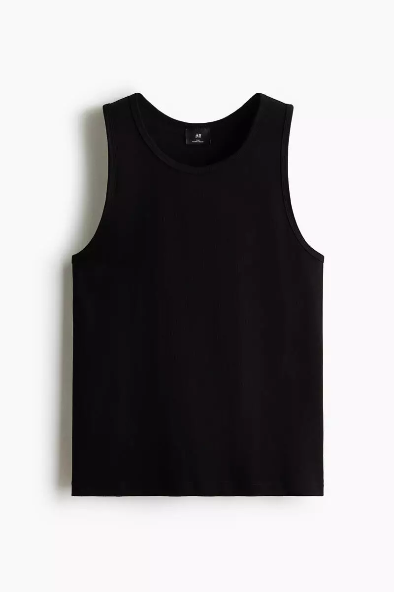 Slim Fit Ribbed vest top
