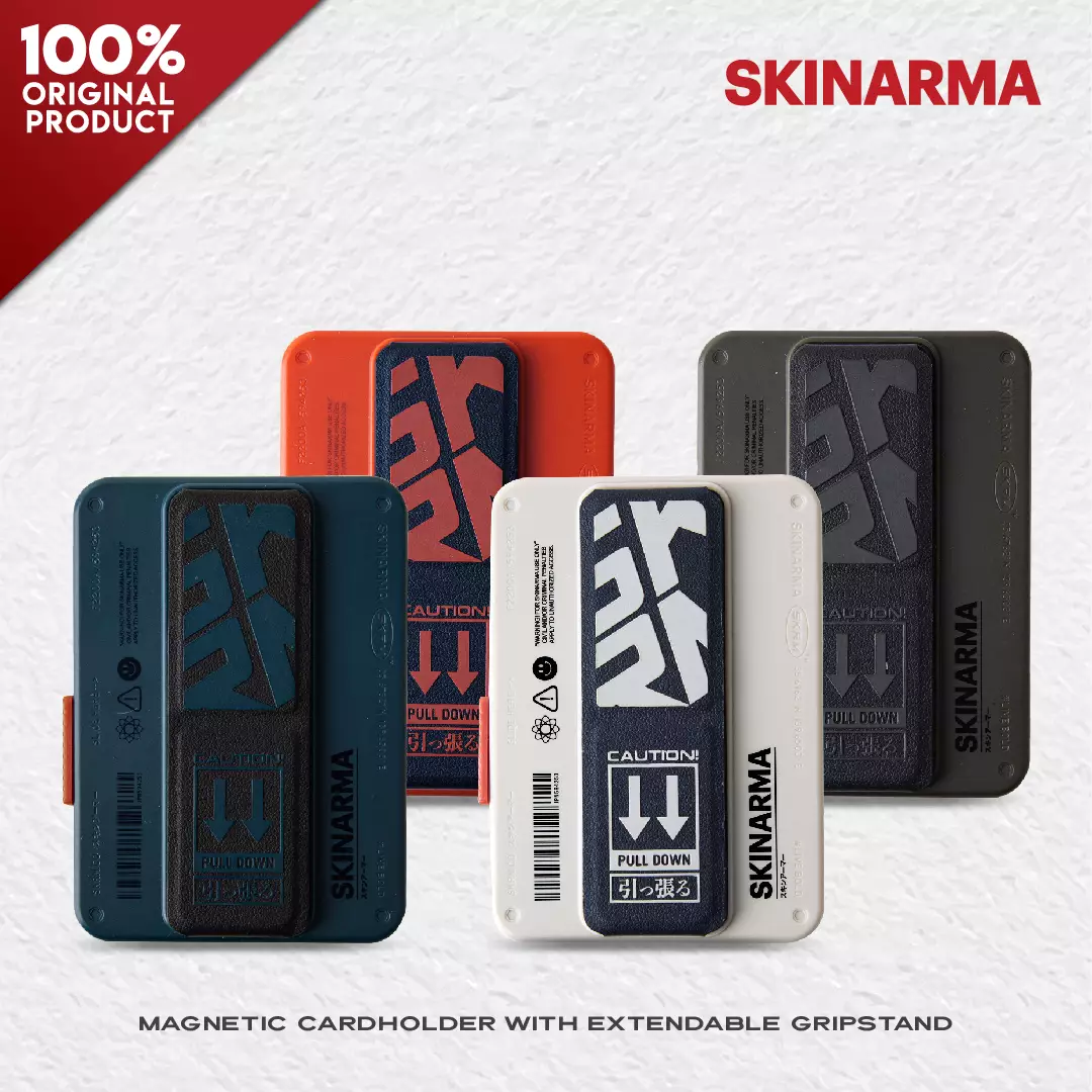 Jual Skinarma Cardholder Mirage Stand Magsafe Skinarma Spunk - Orange ...