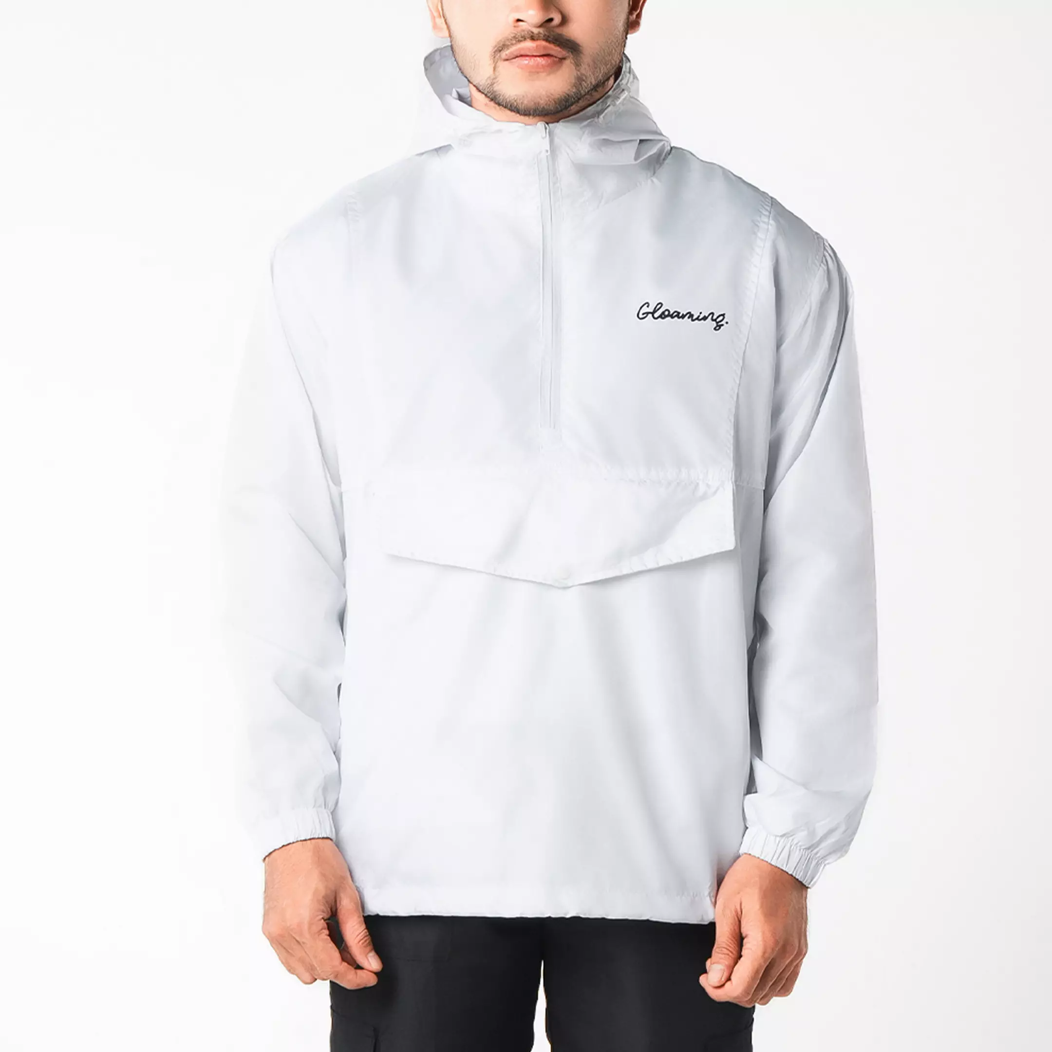 Jaket Gorpcore Parasut White Unisex