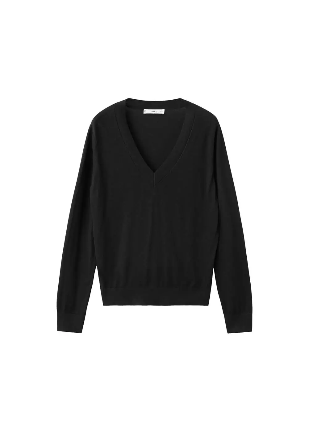 Sweater rajut kerah V