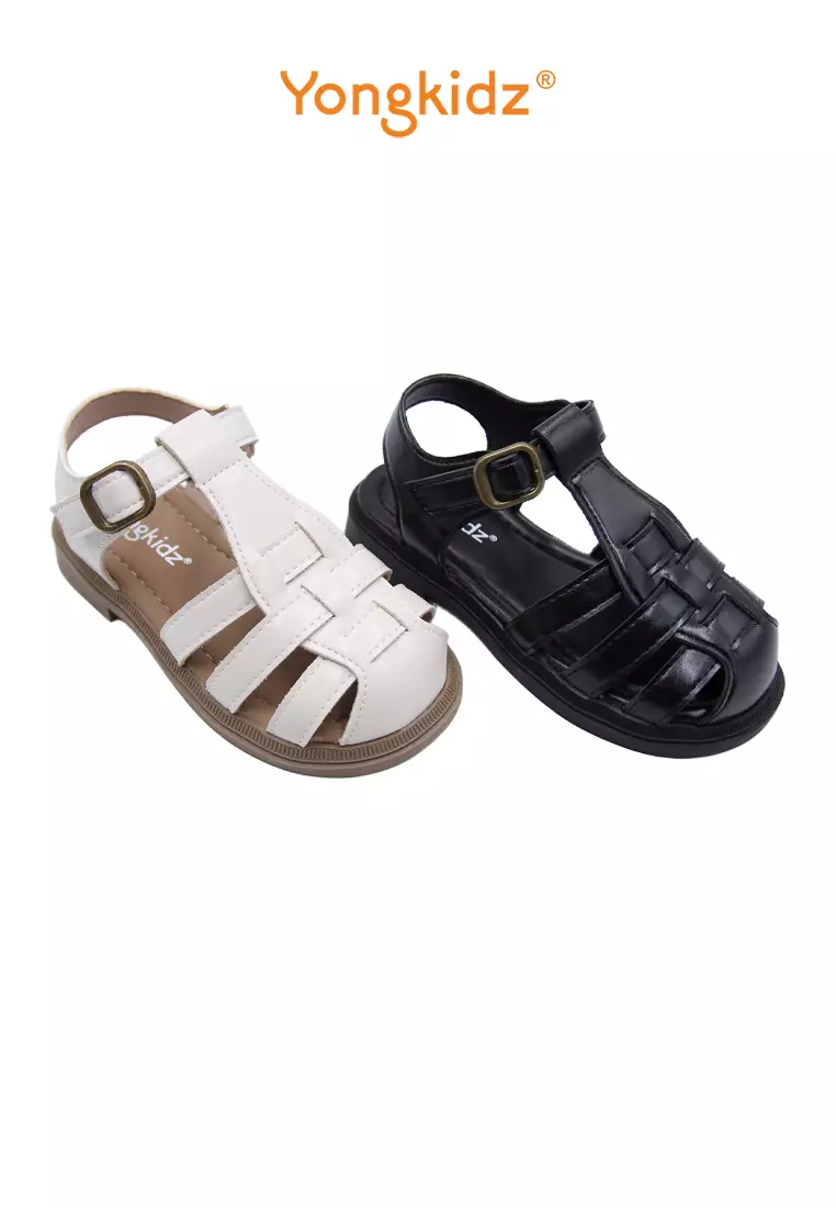 YONGKIDZ VANILLA SANDAL TALI ANAK PEREMPUAN OL-ADN42101-25 HITAM