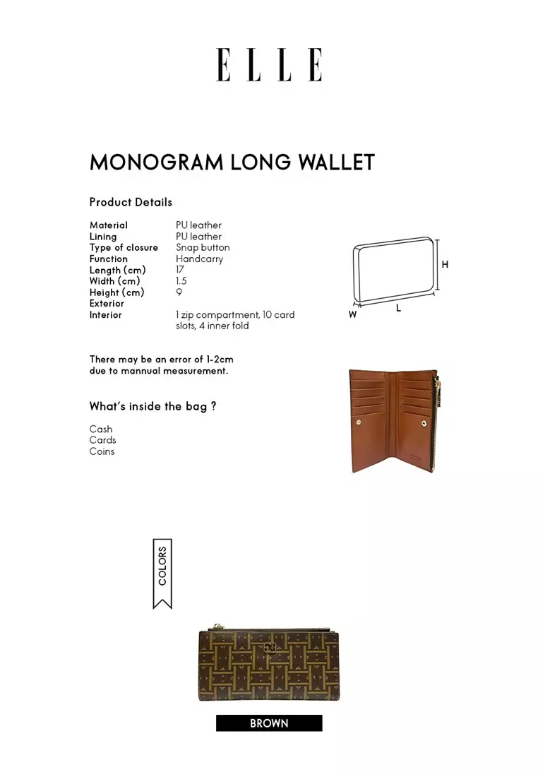 MONOGRAM LONG WALLET