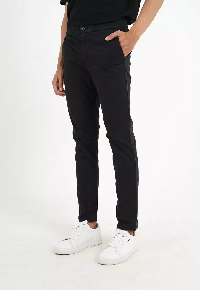 3Second Men's Long Pants Slim Fit Twill OL-C061124