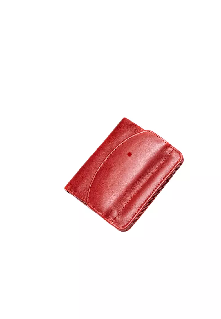 Buy Lara Anti-Magnetic Rfid Ladies Wallet Short Cowhide Small Card