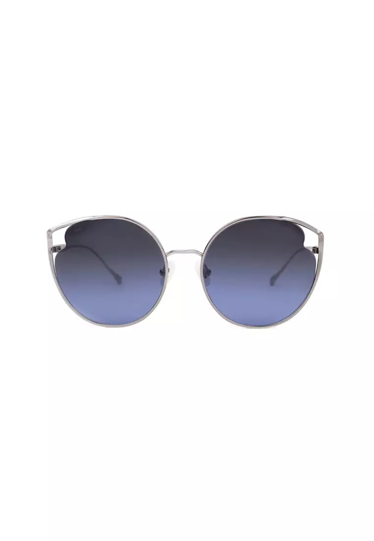Cat (Navy) Luxury Designer Sunglasses from London for Women