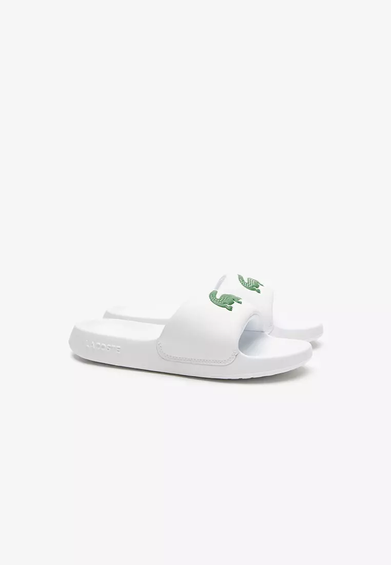 lacoste women's slide sandals
