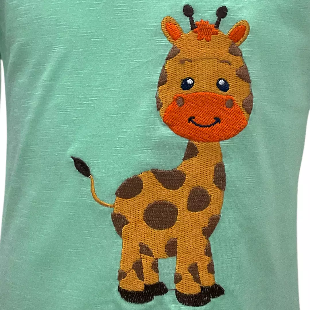 Kibi Kaos Anak Perempuan Bordir Jerapa 10611122