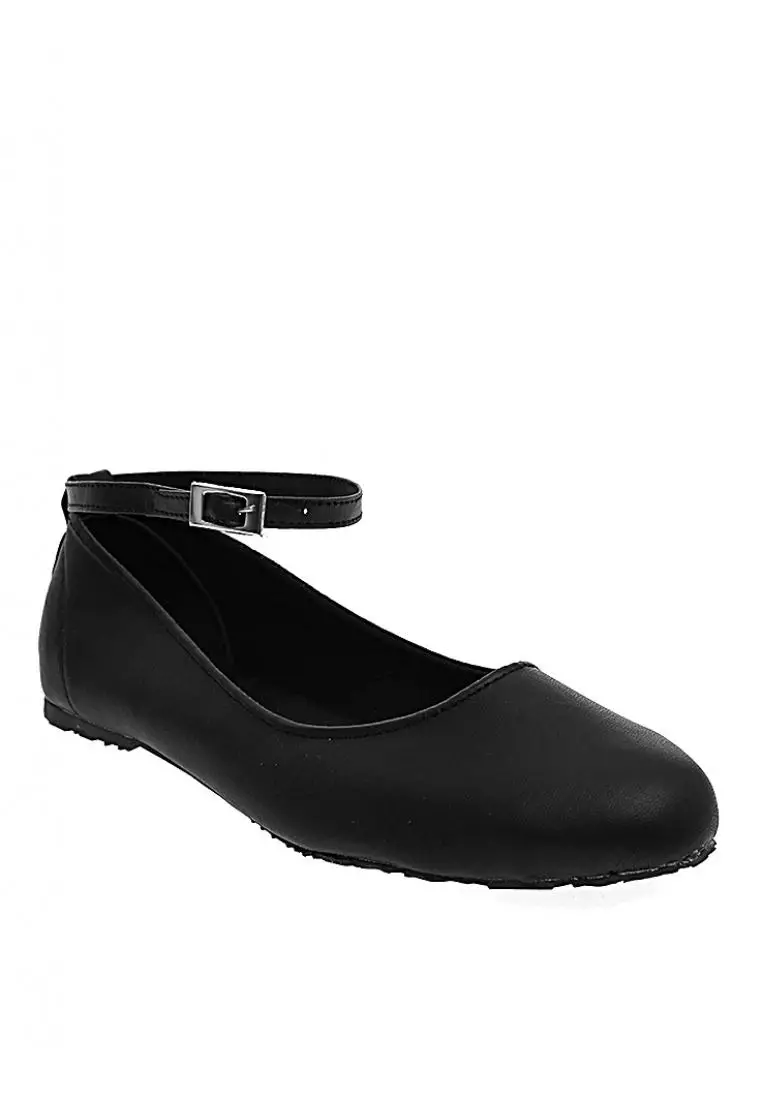 Ani Flatshoes Woman Design Classic Sepatu Wanita Premium Quality - Black
