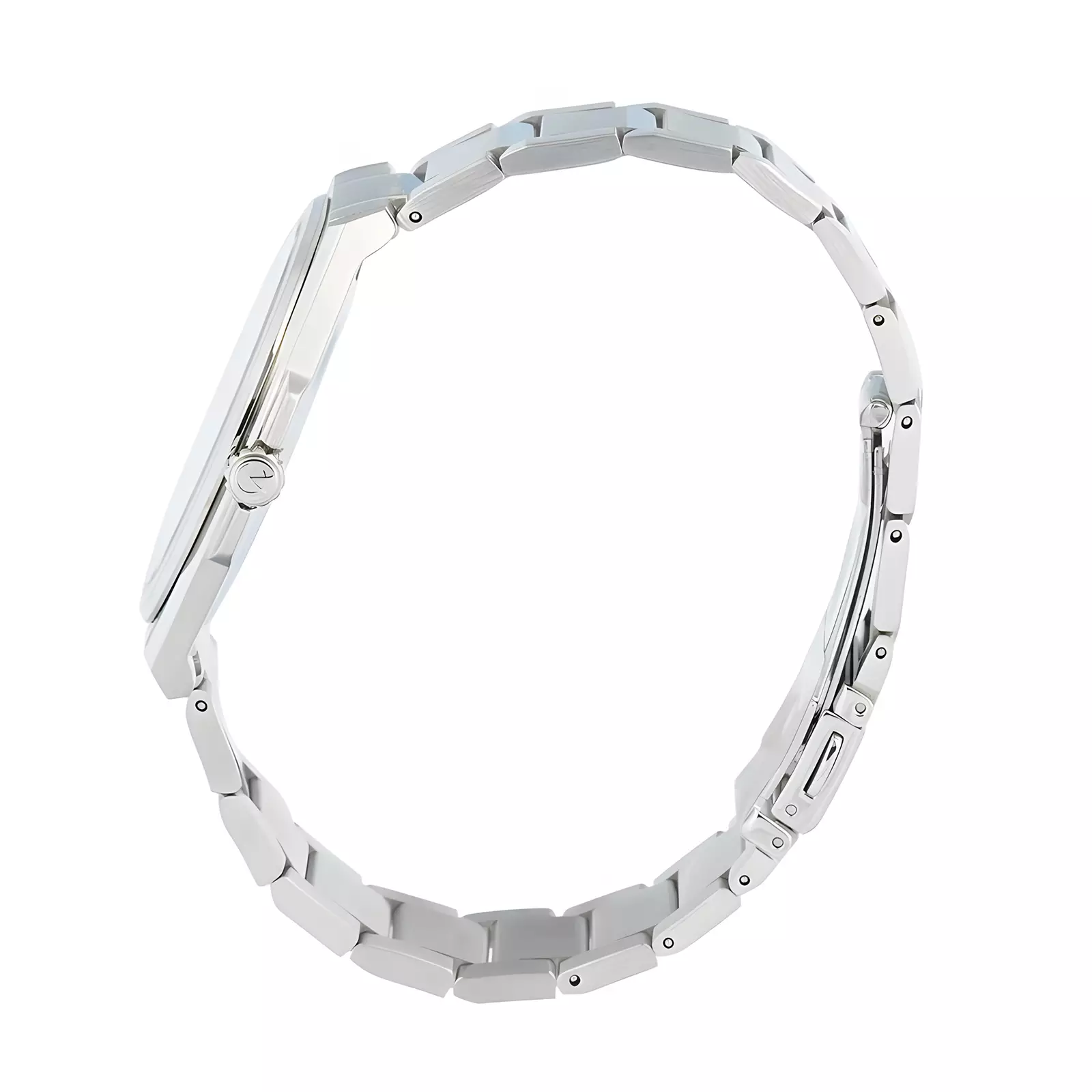Alexandre Christie Sapphire Glass - Jam Tangan Analog Pria - Silver - Stainless Steel - 8705 MDBSSSL