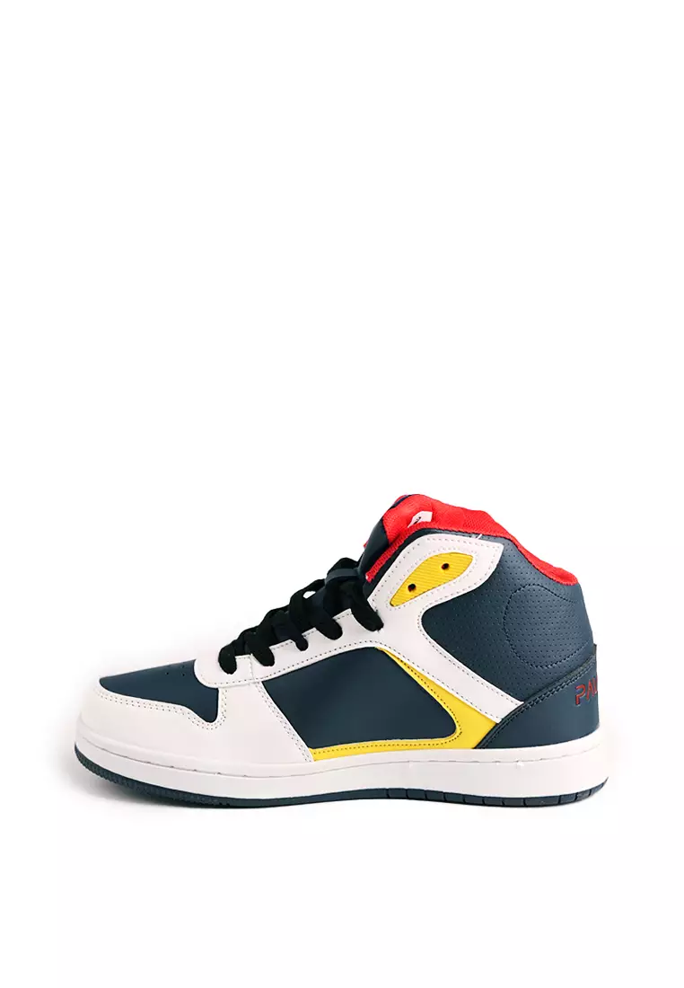 PAULMAY - Sepatu Sneakers Pria Lisbon High - Navy White