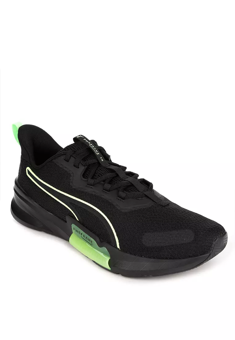 Puma black clearance shoes mens quality