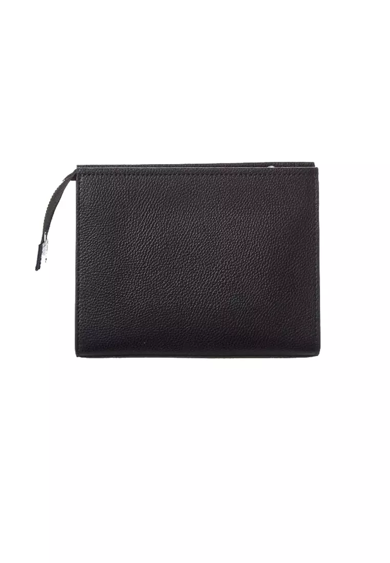 Buy Marc Jacobs Marc Jacobs The Grind Leather Cosmetic Bag Black ...