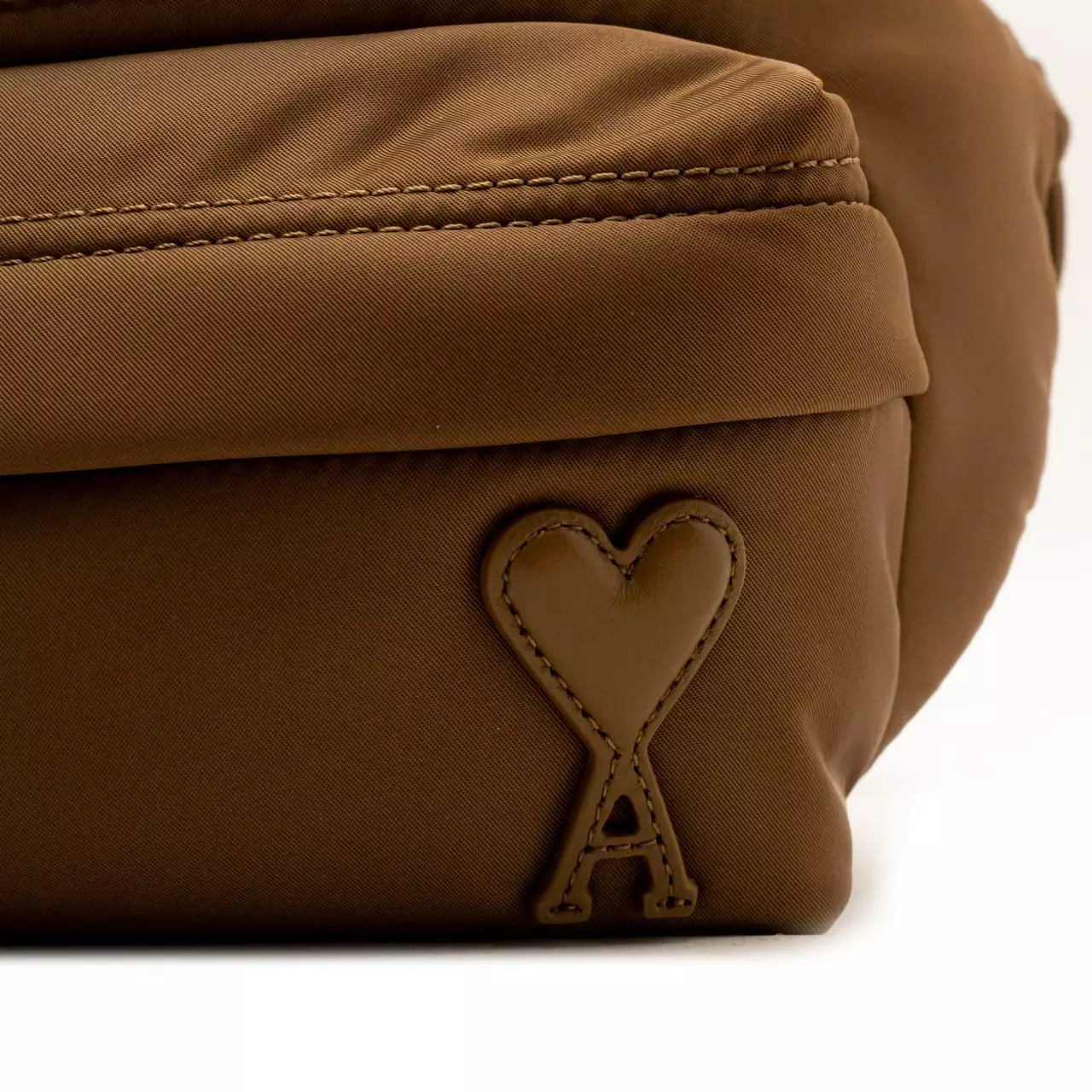Marcel Bumbag in Padded Nylon Canvas Hazelnut