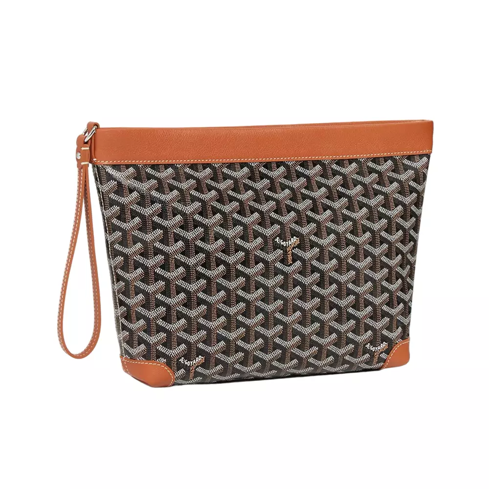 Conti Pouch Black Tan