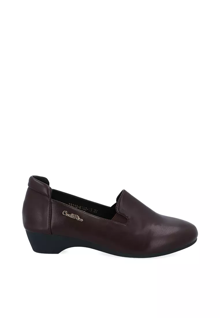 Discount on Carlo Rino  shoes - SKU: Dark Brown All Day Work Pumps