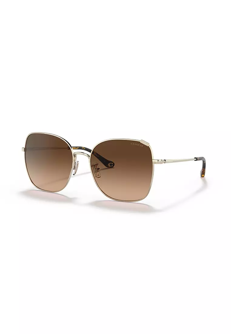 Coach Silver Geometric Women's Sunglasses main image 1