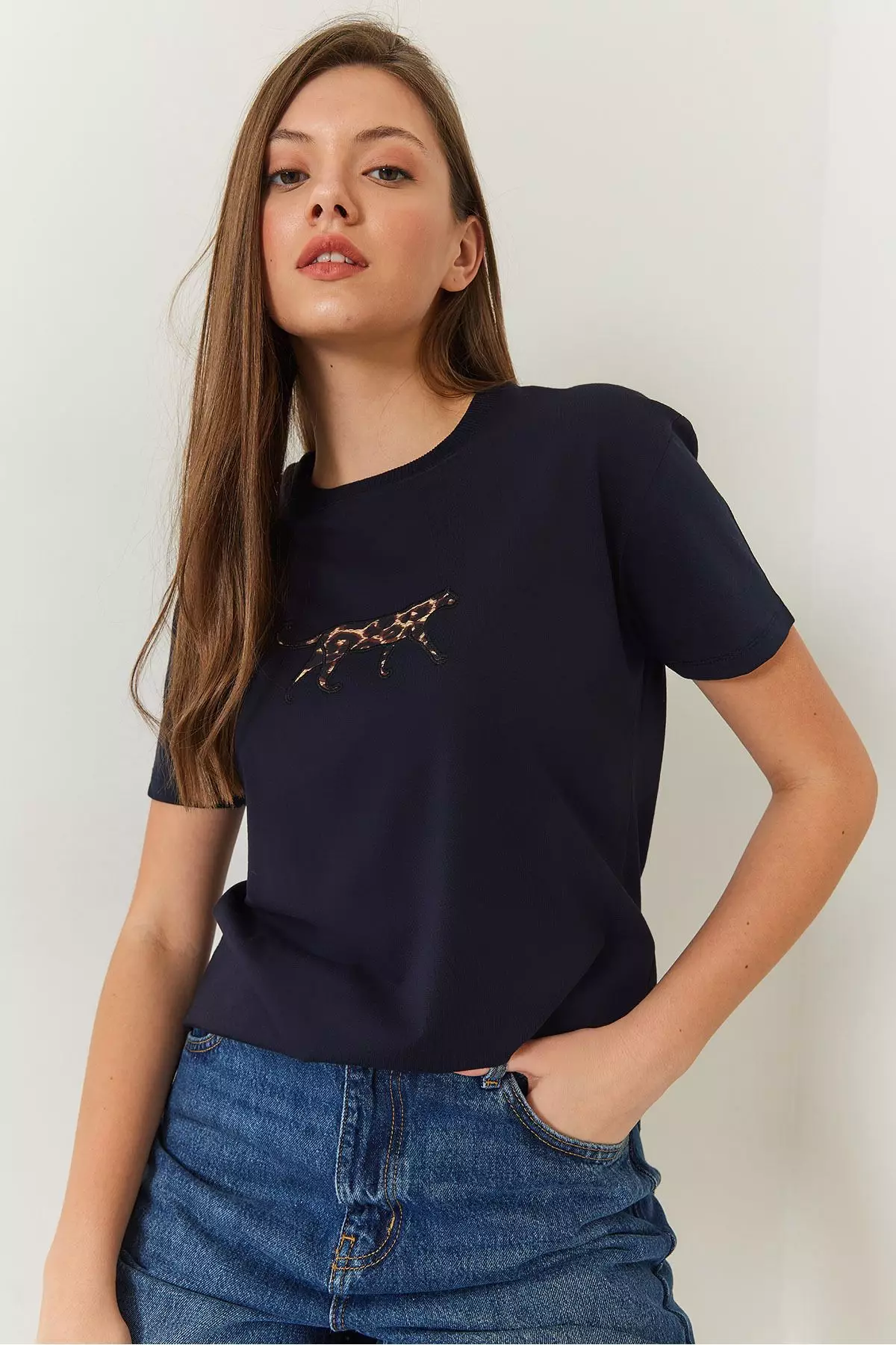 Women's Leopard Print T-Shirt 60602006