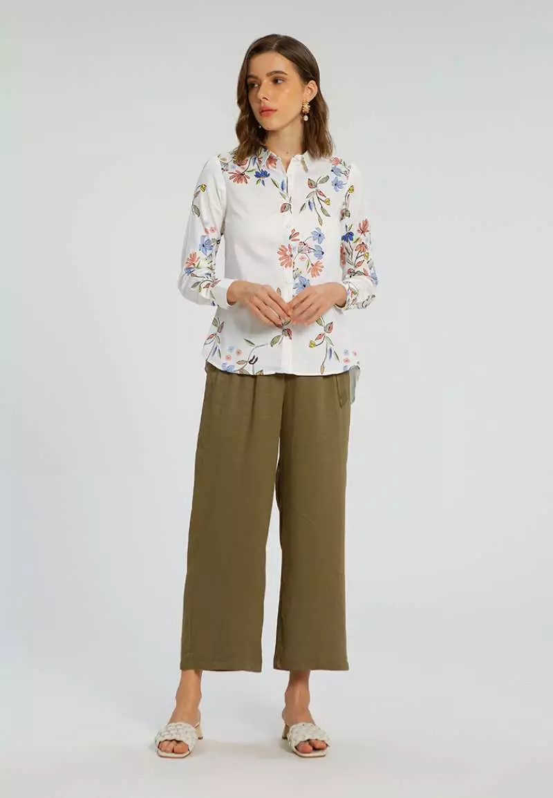 Minimal Portrayal Off White Long Shirt Colour OFFWHITE