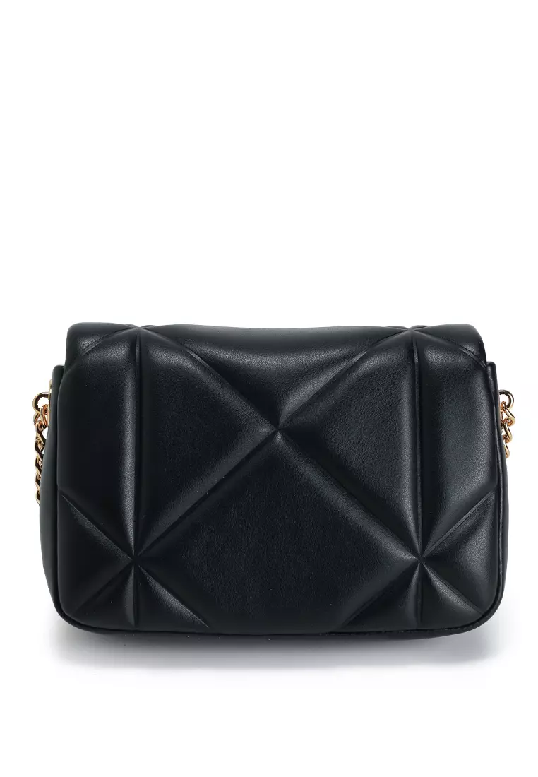 Embossed Quilted Crossbody Bag (nt)