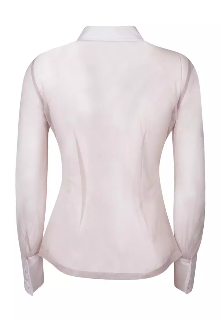 Pink maison discount margiela shirt