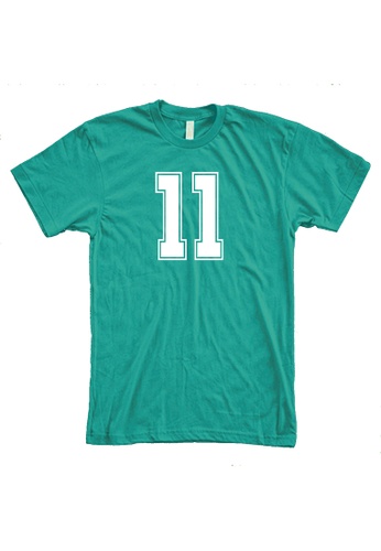 MRL Prints turquoise Number Shirt 11 T-Shirt Customized Jersey C68D5AAD487D11GS_1