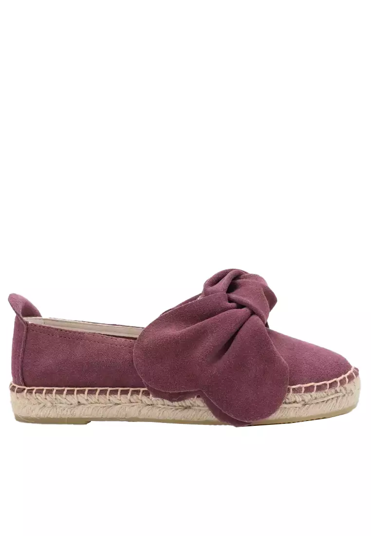Discount on Twenty Eight Shoes  shoes - SKU: Bowknot Cow Suede Espadrilles HB2024070805