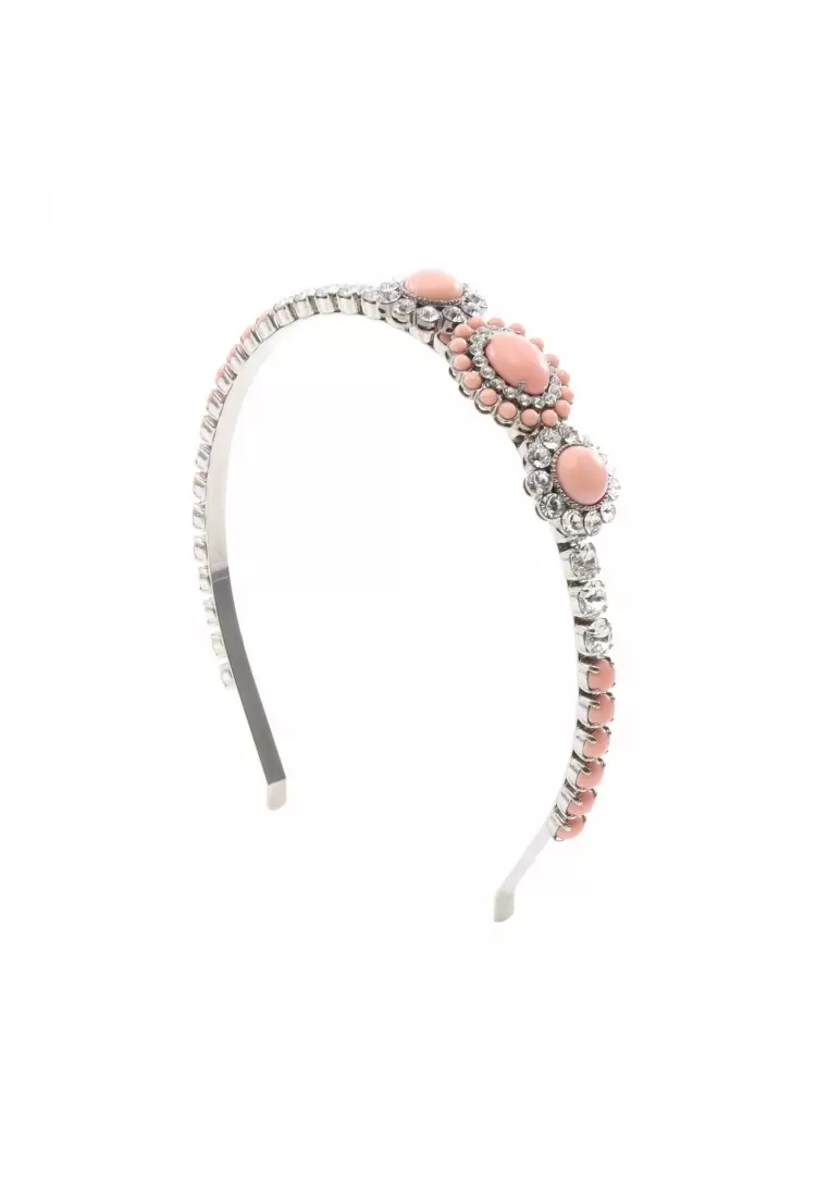 miu miu スワロフスキーカチューシャ Buy MIU MIU Pre-Loved MIU MIU crystal headband hair accessory