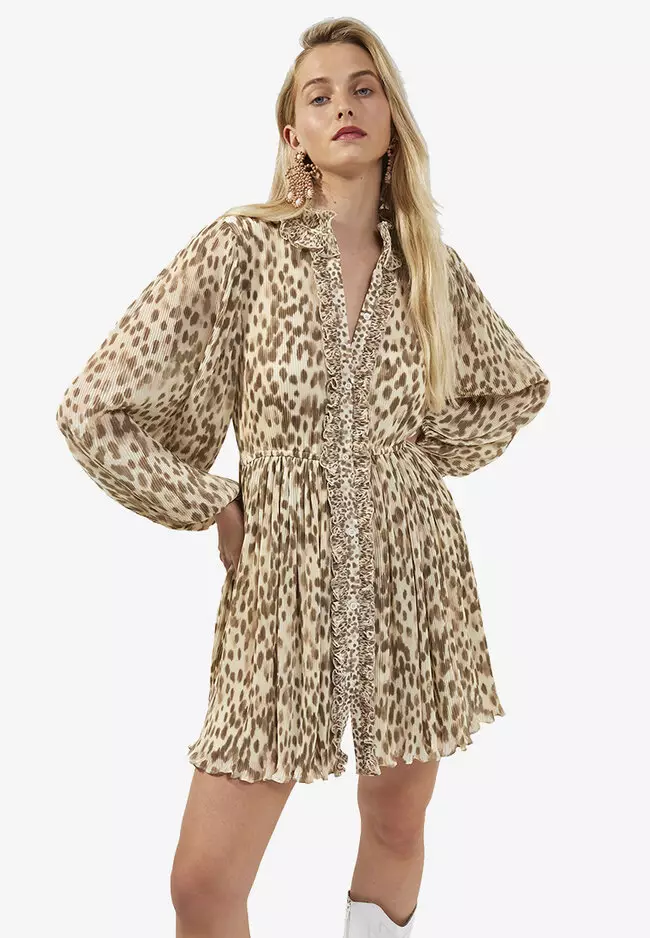 Mariposa drawstring new arrivals mini dress
