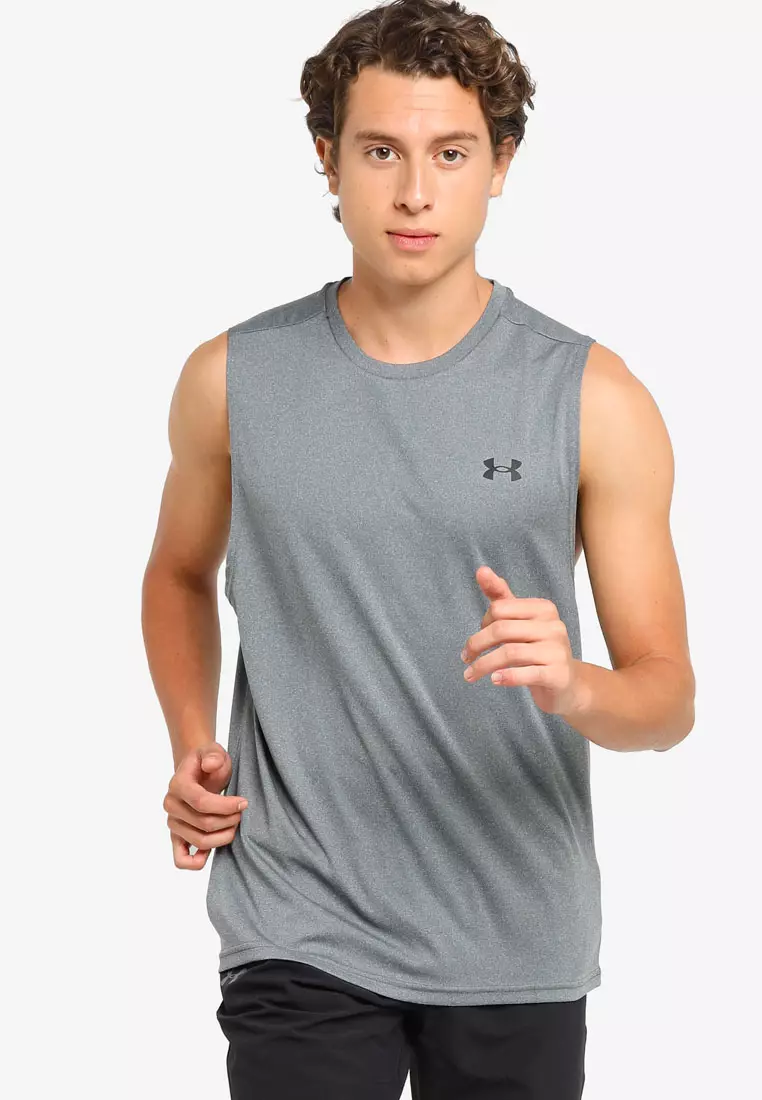 Buy Under Armour Velocity Muscle Tank Top in Pitch Gray Light
