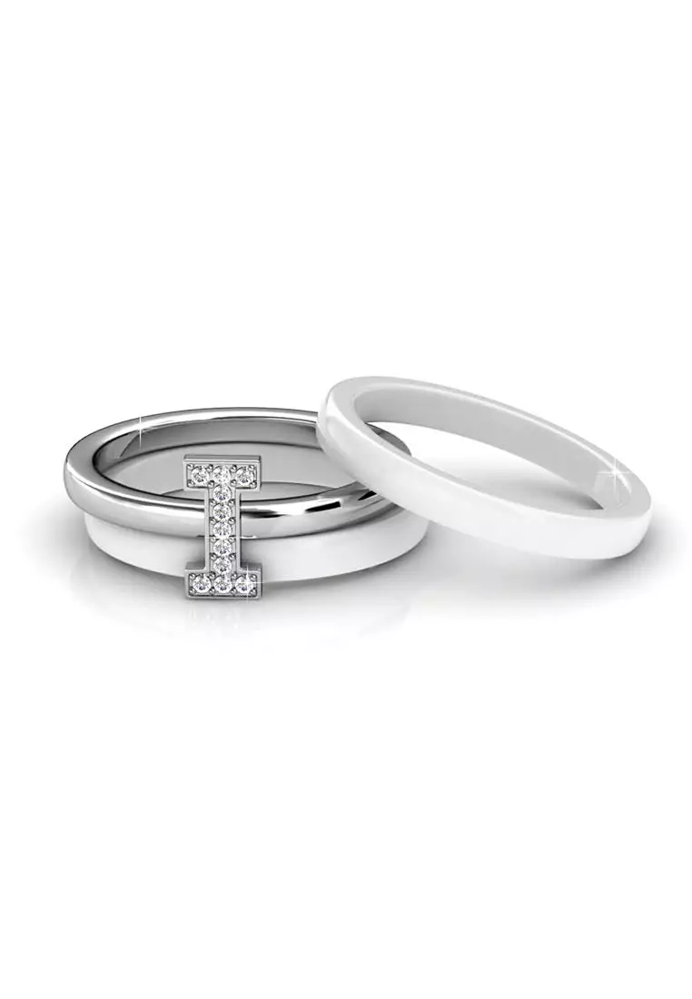 White gold outlet rings for her