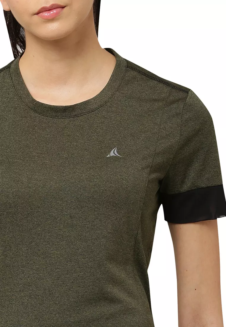 Women's Running/Training Green T-Shirt